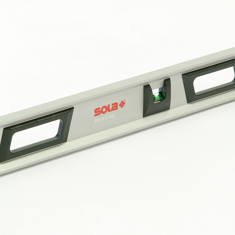 Sola stelwaterpas m.voet hplh/3 180cm