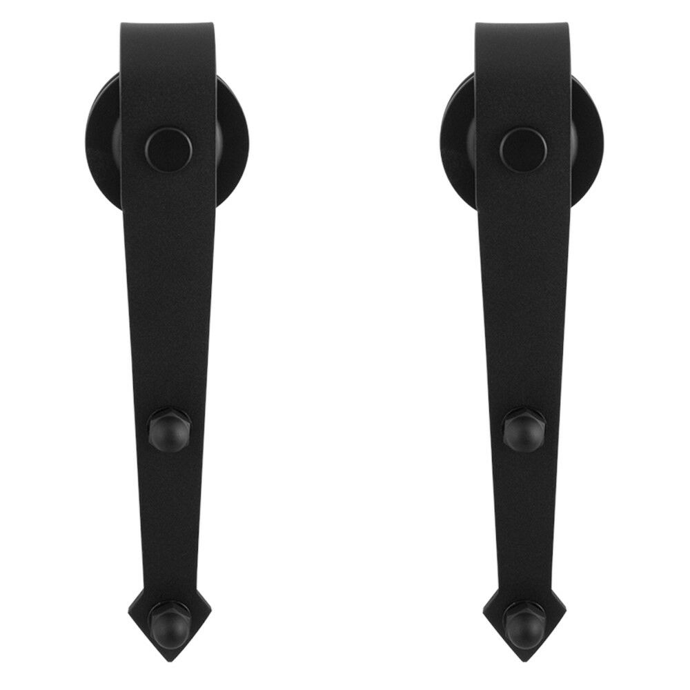 Schuifdeurhanger set Nuoli zwart t.b.v. extra