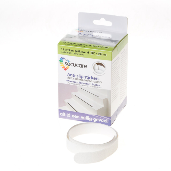 Anti-slip sticker 19x600mm wit(15)