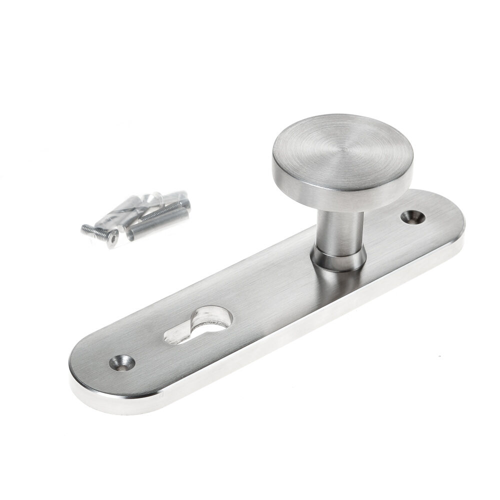 Knopschild rvs massief afgerond PC72