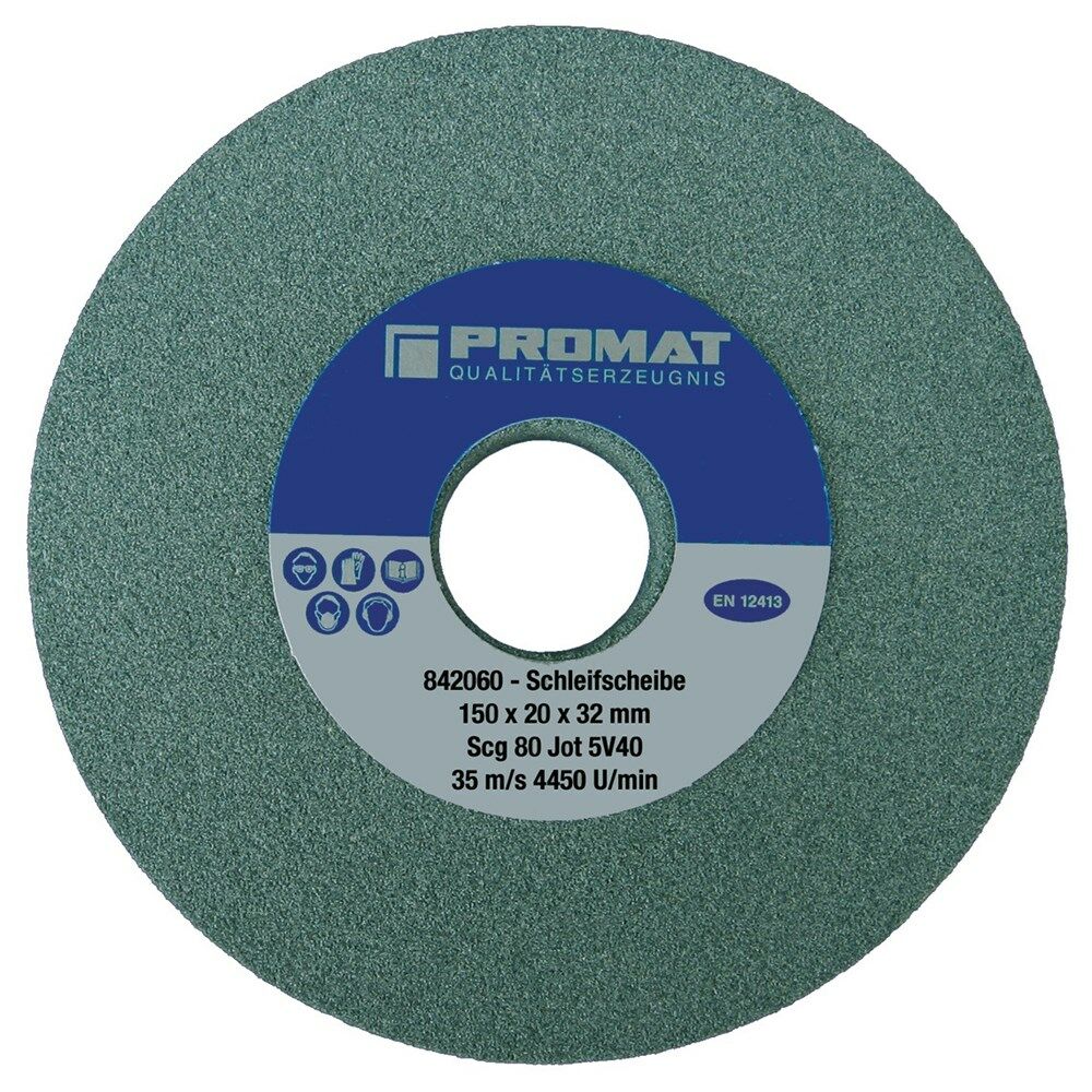 SLIJPSTEEN 175X25X32 GROEN K80