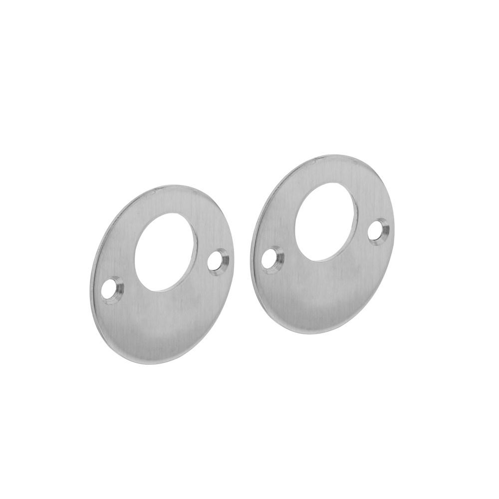 Rondcilinderrozetten ø50x2mm rvs