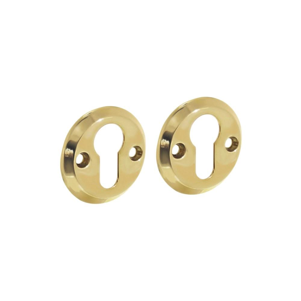 Cilinderrozetten !50x5mm Messing GE PC !50x5 Messing