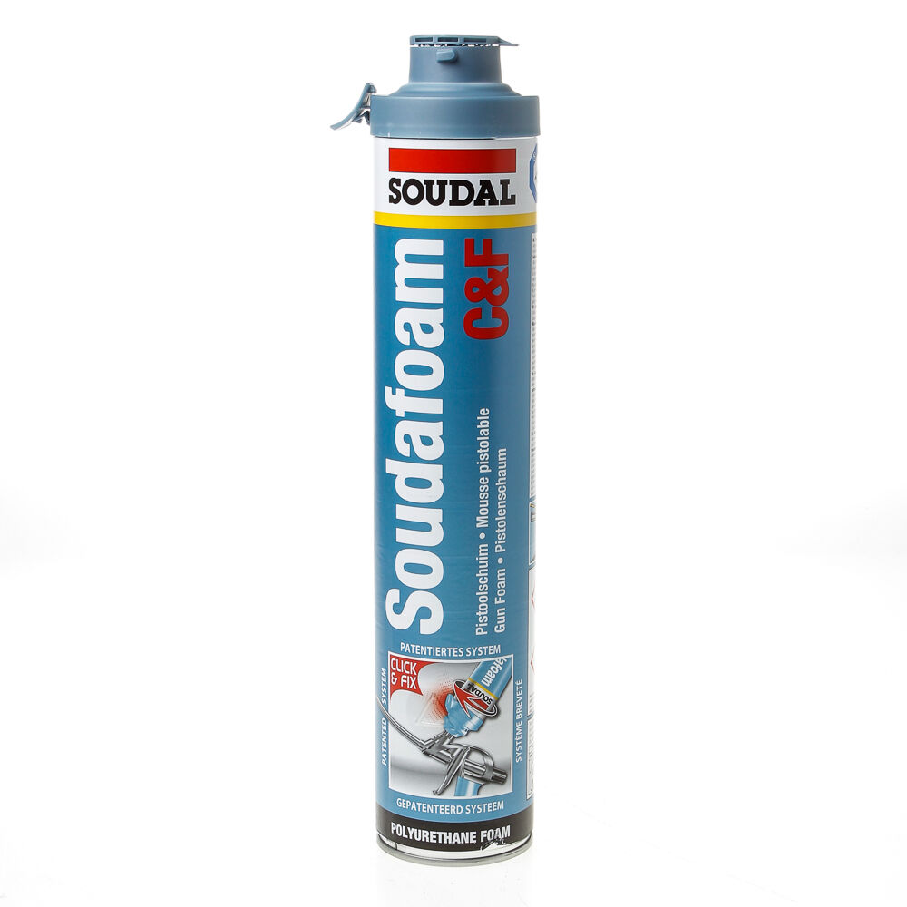 Soudal purschuim click&fix 750ml
