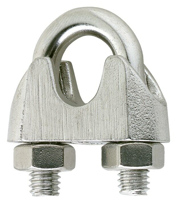 Staaldraadklem rvs 1/46 mm