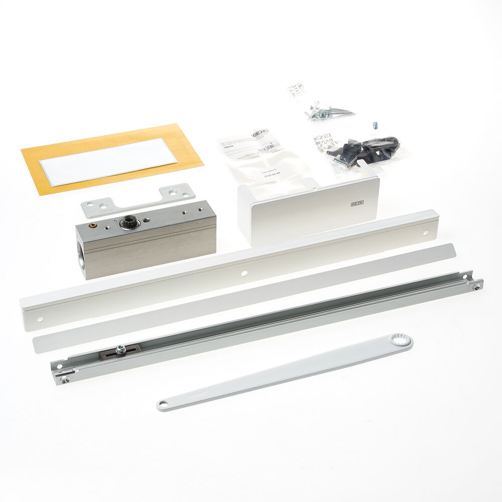 ActiveStop deurdemper opbouw wit voor glas