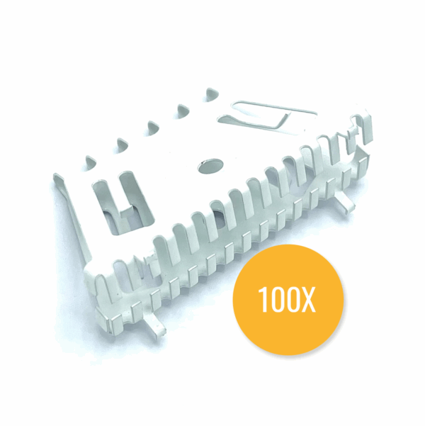 Bijenbekje 70mm - RAL 9016 (100)