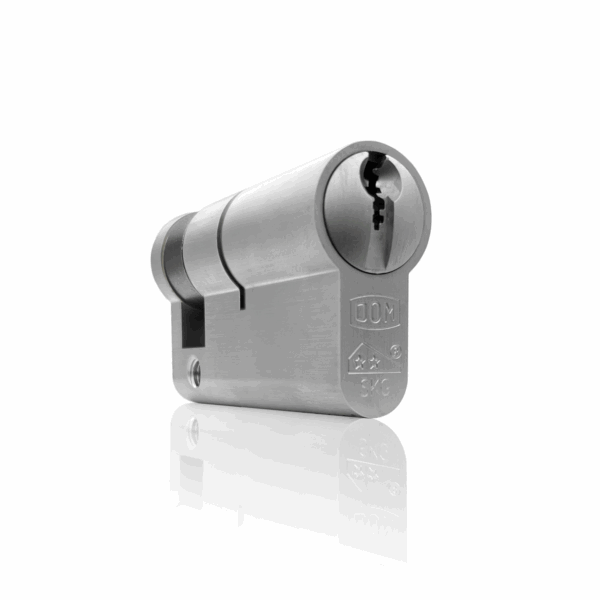 DOM cilinder enkel H-45 SKG** - Nikkel - inc. 3 sleutels