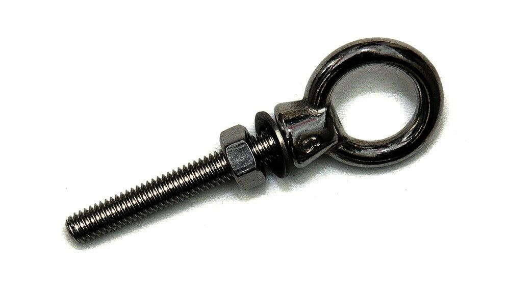 Oogbout 06x040mm RVS 1 st. op kaart