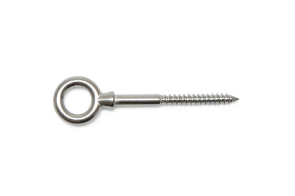 Oogbout houtdraad 06x065mm RVS 1 st. op kaart