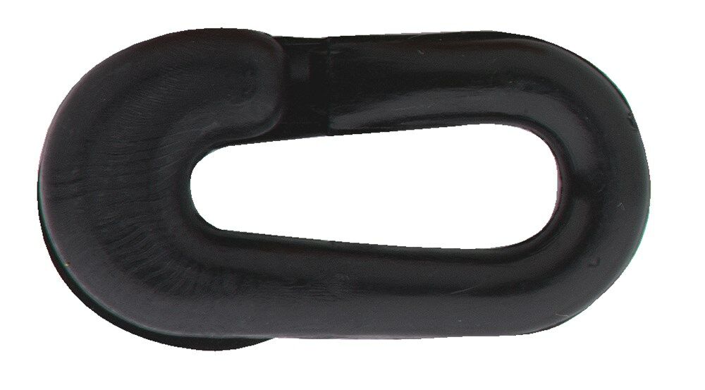 Noodschakel 8mm kunstst. zwart