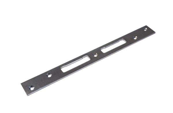 Sluitplaat recht chr.500x30