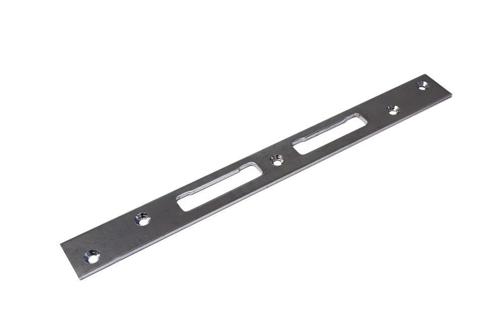 Sluitplaat recht chr.500x30