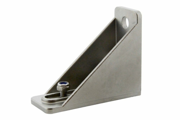 5H/SS-Soltaire wanddrager dubbel rvs, zwaar