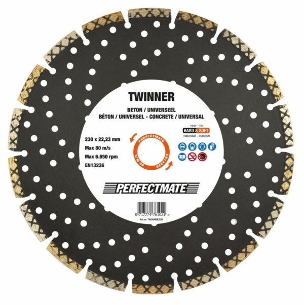 DIAMANTZAAGBL.TWINNER 125 MM