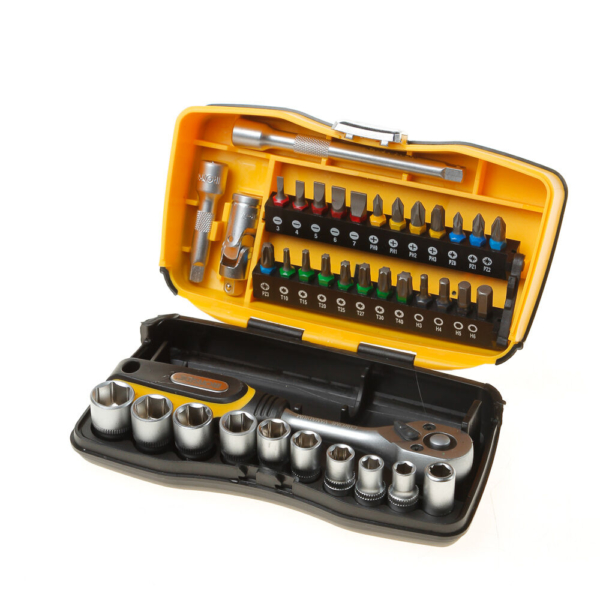 Bits-doppenset 1/4" 39dlg Ironside