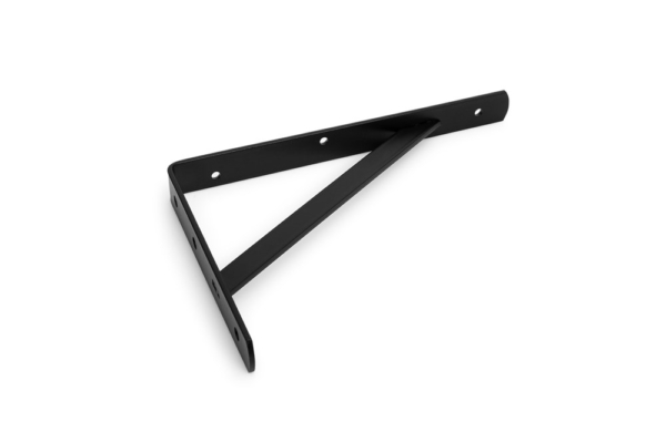 Plankdrager staal zwart gelakt 330x495 schoor