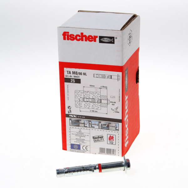 Gordingschoenanker ta m8/ 90