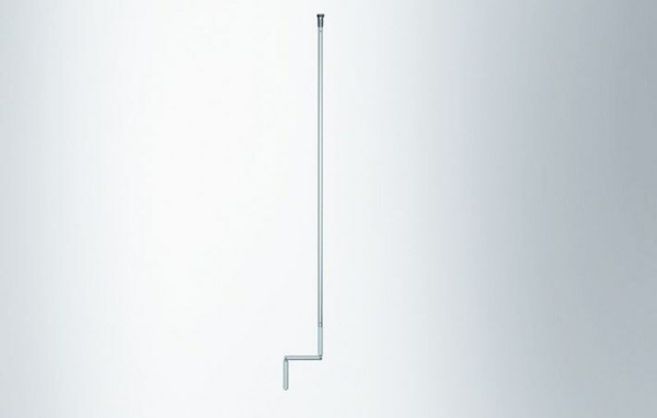 Geze slingerstang afneemb. wit