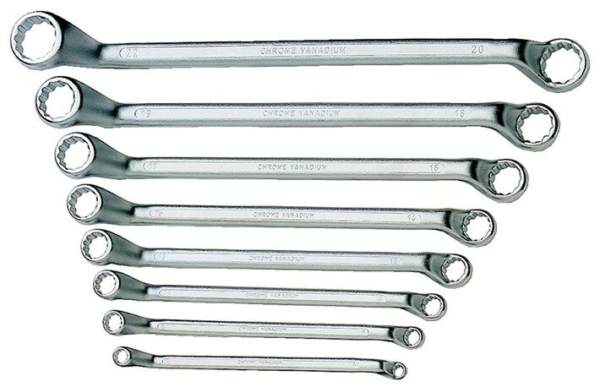 Ring-sleutelset 8dlg 6-22mm