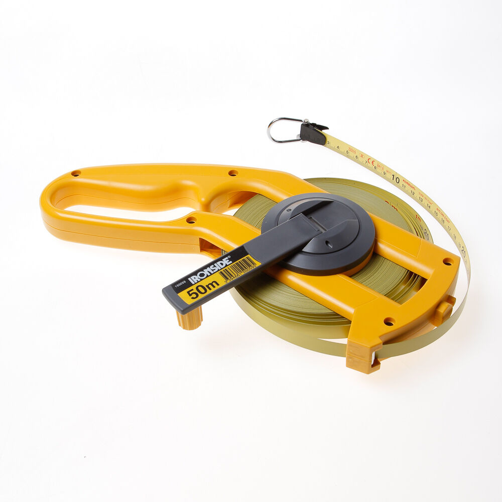 Landmeter staal 50mx 13mm irons