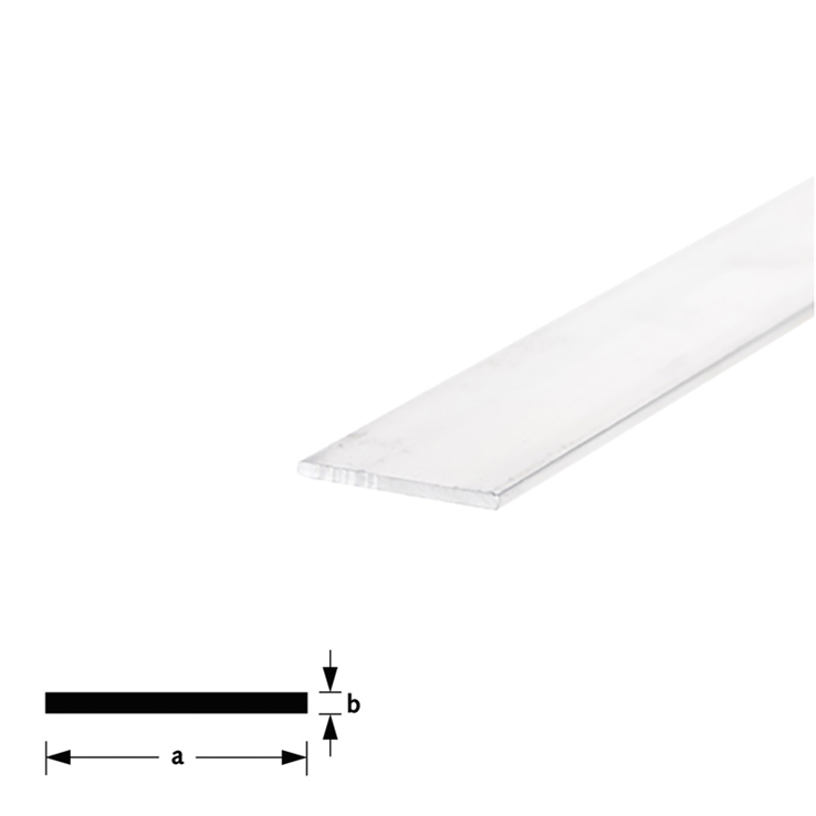 Platprofiel alu brute 30x3mm (3mtr)