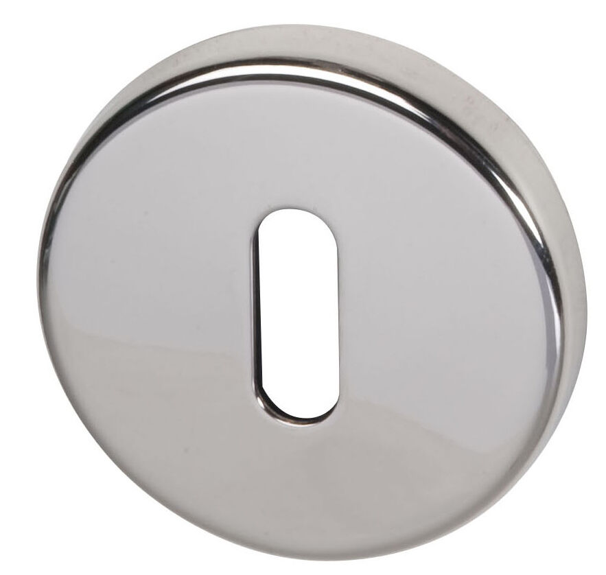 Sleutelrozet Glans Nikkel 55mm rond per paar