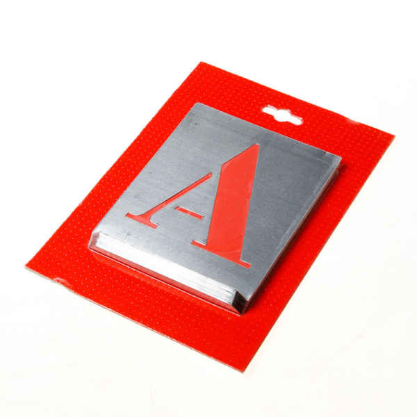 Sjabloon letters 100mm