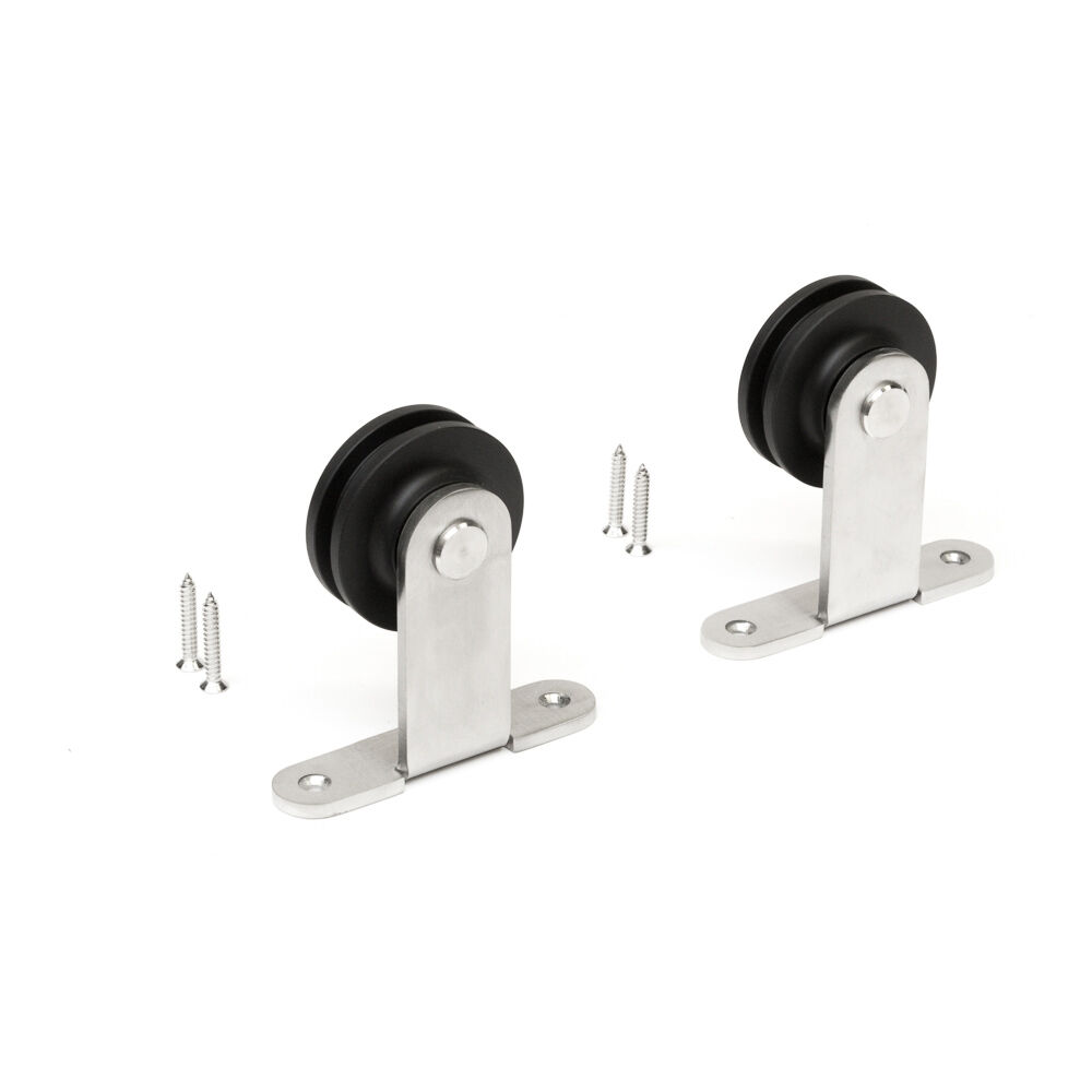 Hangrolset (2x) 'Noa' rvs incl.bevest.mat.