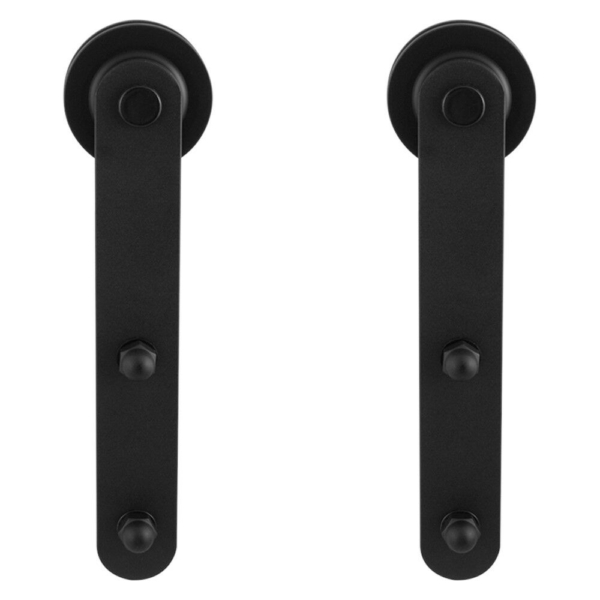 Schuifdeurhanger set Varsi zwart t.b.v. extra