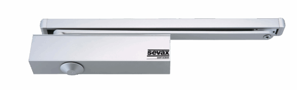 ESV7192G deurdranger 2-4 m/glijarm zilver