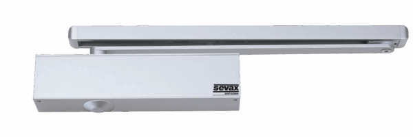 ESV7193 deurdranger 2-5 m/glijarm zilver