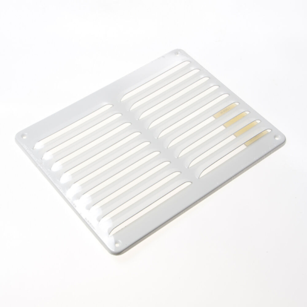 Schoepenrooster 25x20 wit