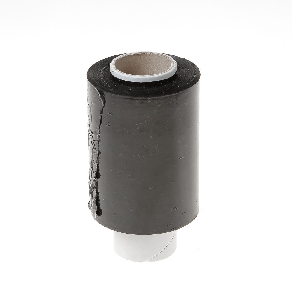 Minirekwikkelfolie zwart 10cmx150mtr