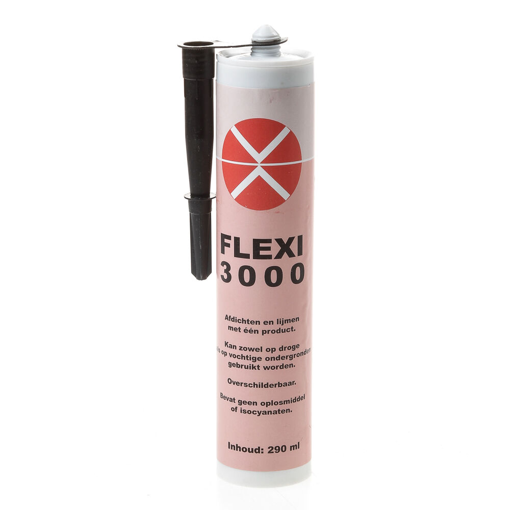 Montagekit flexi 3000 zwart 290ml