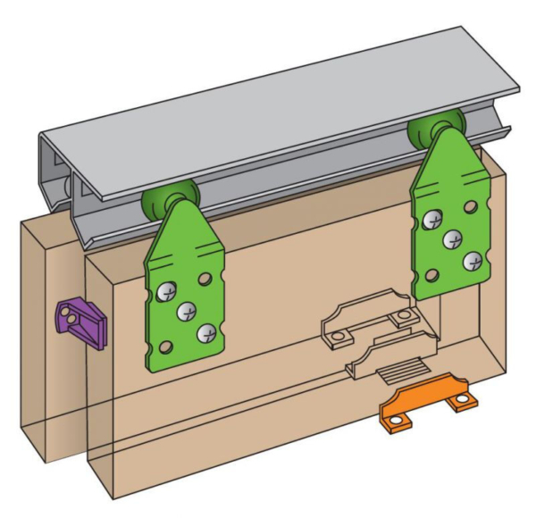 Double top kastdeur 45kg w18eu