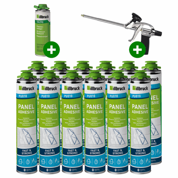 Isolatielijm PU010 (12) + PRO pistool + reiniger