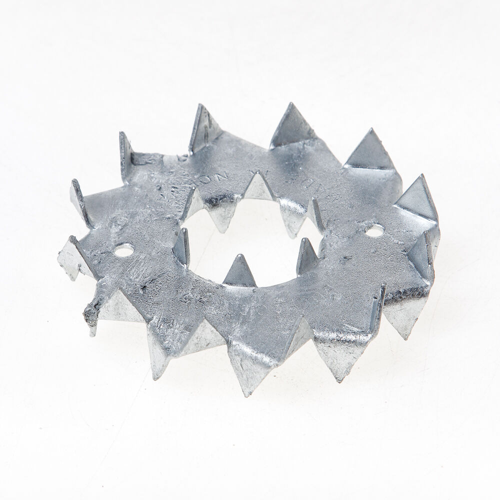 Kramplaat dubbel rond 33x95