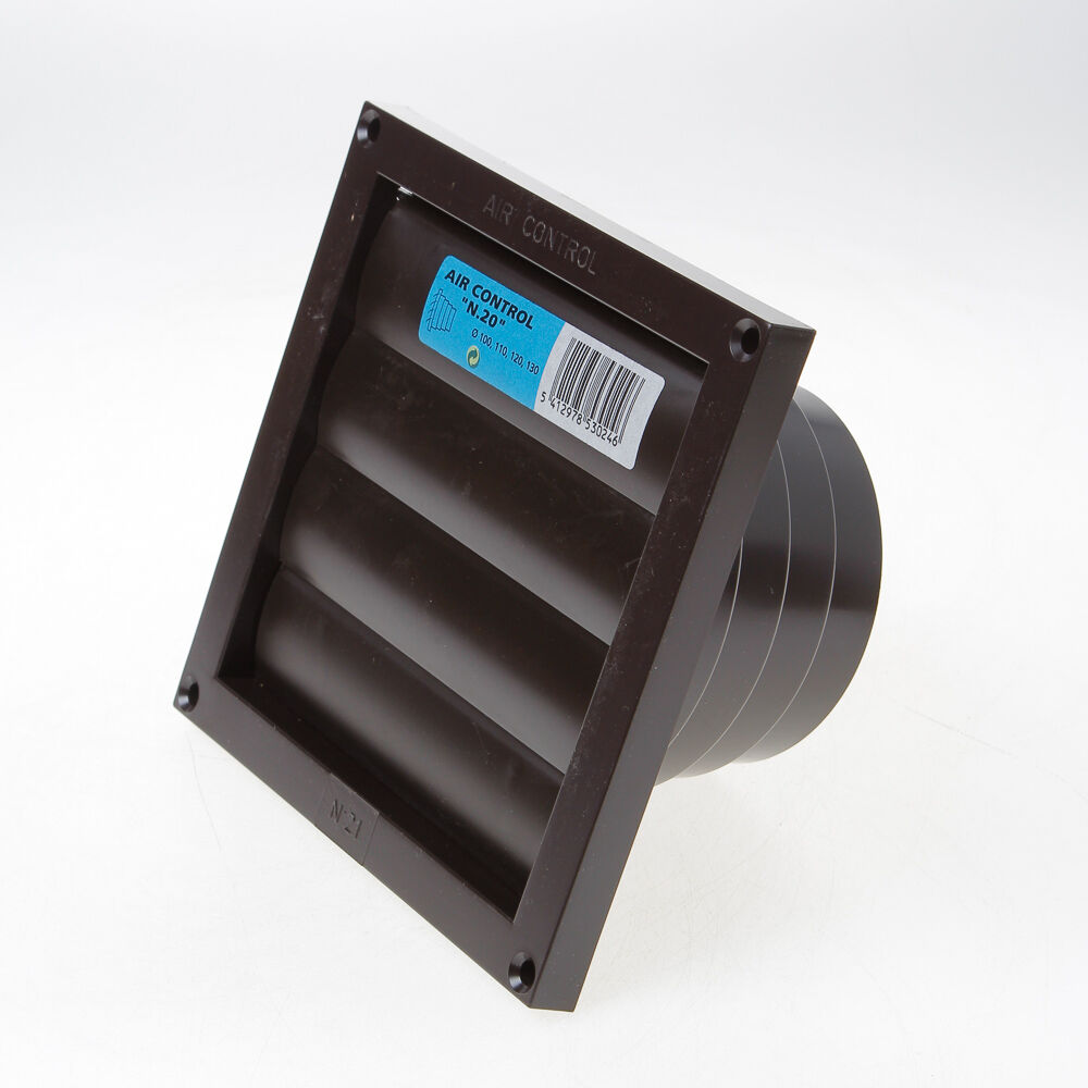 Luchtrooster bruin 165x165