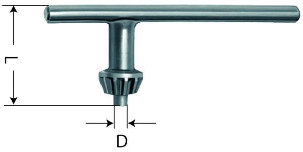 Rohm boorkopsleutel S2A tbv tandkrans met gat 6mm
