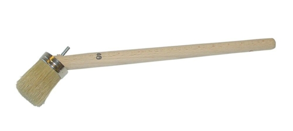 Bokkenpoot serie 2039 houten steel wit haar 50