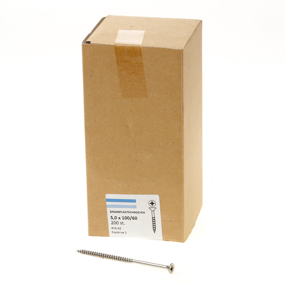 Spaanpl.schr.rvs pk pz2 5.0X100/60 dd