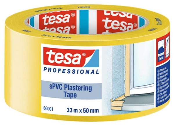 PLASTERING TAPE 33X50 GEEL