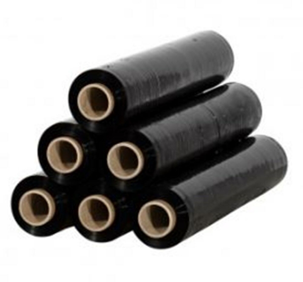 Rekwikkelfolie breed 50cm zwart 23mu (300mtr)