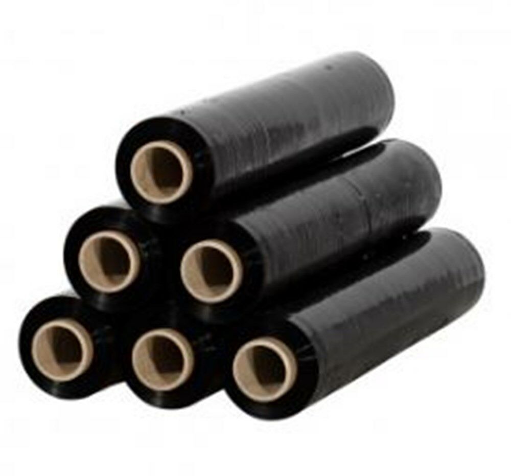 Rekwikkelfolie breed 50cm zwart 23mu (300mtr)