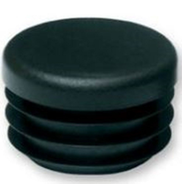 Insteekdop rond zwart 28x1.0x2.0mm