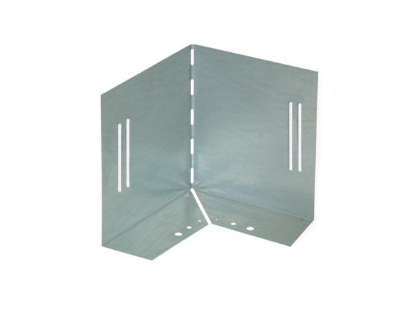 Hoekstuk t.b.v. metalen randkist 150x300 SV