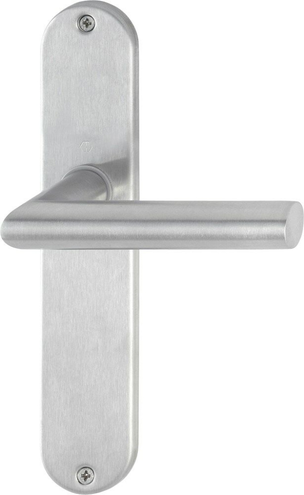 Hoppe deurbeslag Amsterdam blind afgerond E1400Z/302 rvs