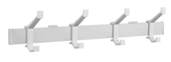 Hermeta wandkapstok F1 4x haak L=560mm