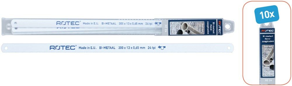 Hand-metaalzaagblad bi-metaal 300mm 24T(10st)